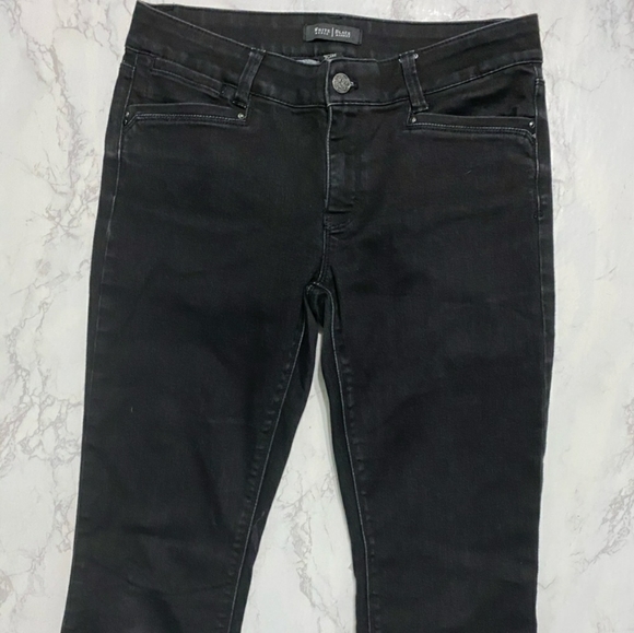 WHBM Black Skinny Flare Honore Jeans 6r - Picture 5 of 7